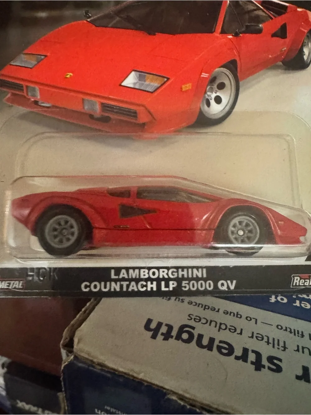 Lamborghini Countach LP 5000 QV Die-Cast Toy Car - Red